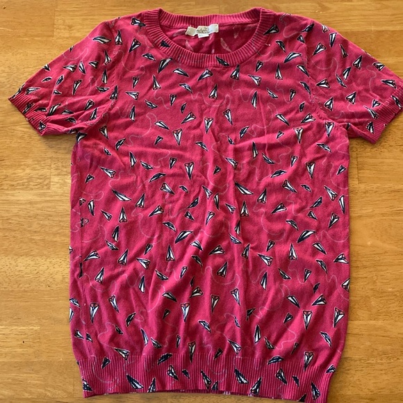 Forever 21 paper airplane sweater - Picture 1 of 3